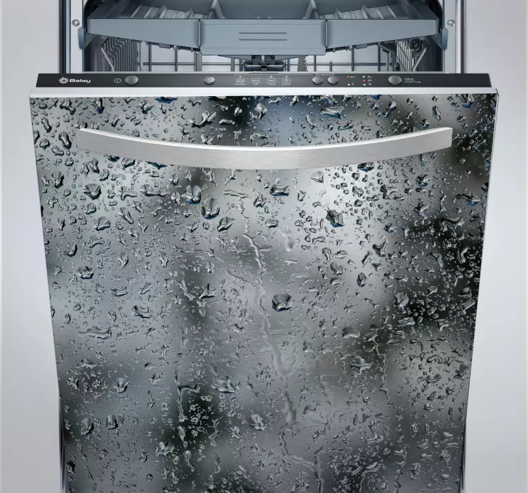 Nálepka do umývačky riadu na dažďové kvapky - Tenstickers