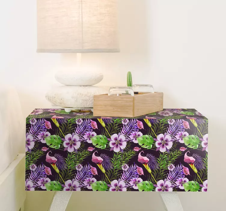 Nálepka s nábytkom ikea džungle flóra - Tenstickers