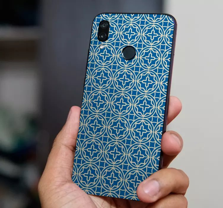 Nálepka Huawei obal s geometrickou potlačou - Tenstickers