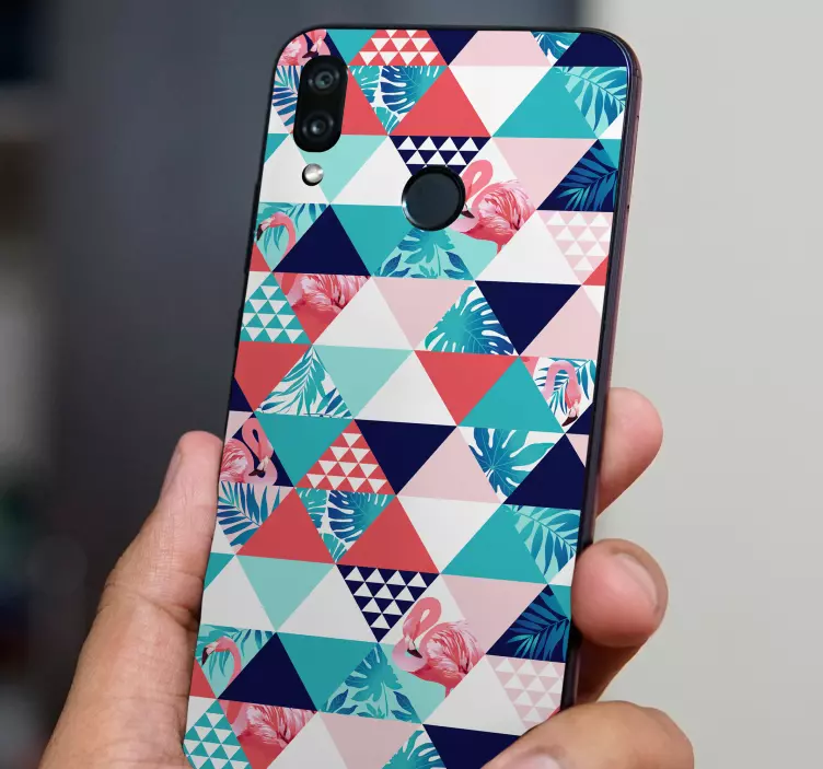 Nálepka Huawei vzor tropických zvierat - Tenstickers