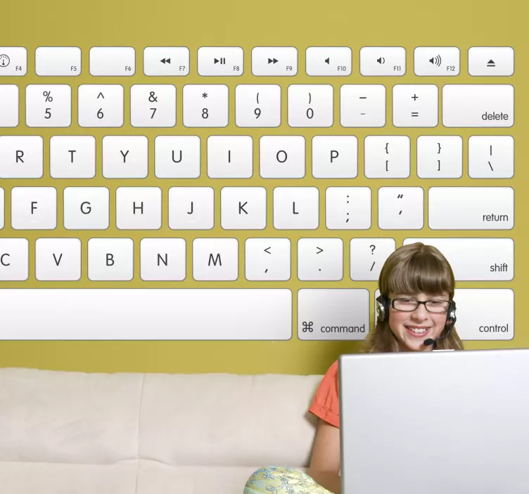 Nálepka klávesnice počítača - Tenstickers