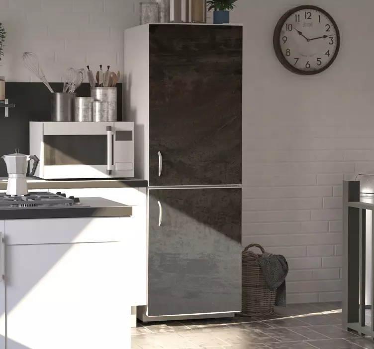 Nálepka na chladničku hrdzavý kov - Tenstickers