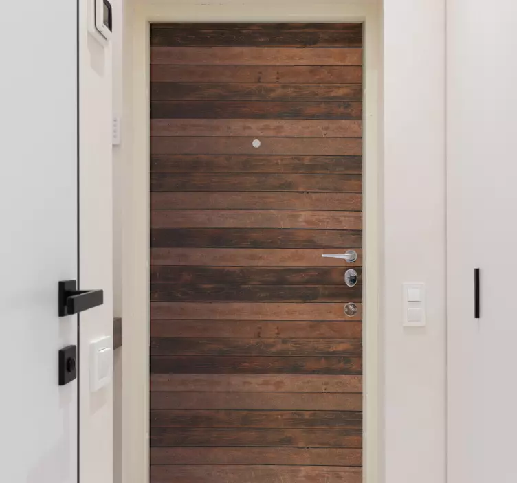 Nálepka na dvere povrchová úprava drevených dverí - Tenstickers