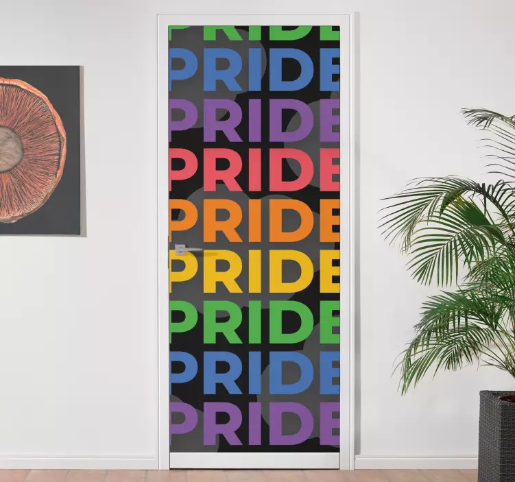 Nálepka s láskou žiarivý prejav hrdosti - Tenstickers