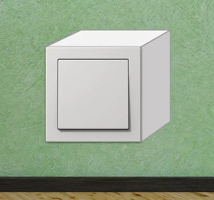 Nálepka na ilúziu prepínača kocky - Tenstickers