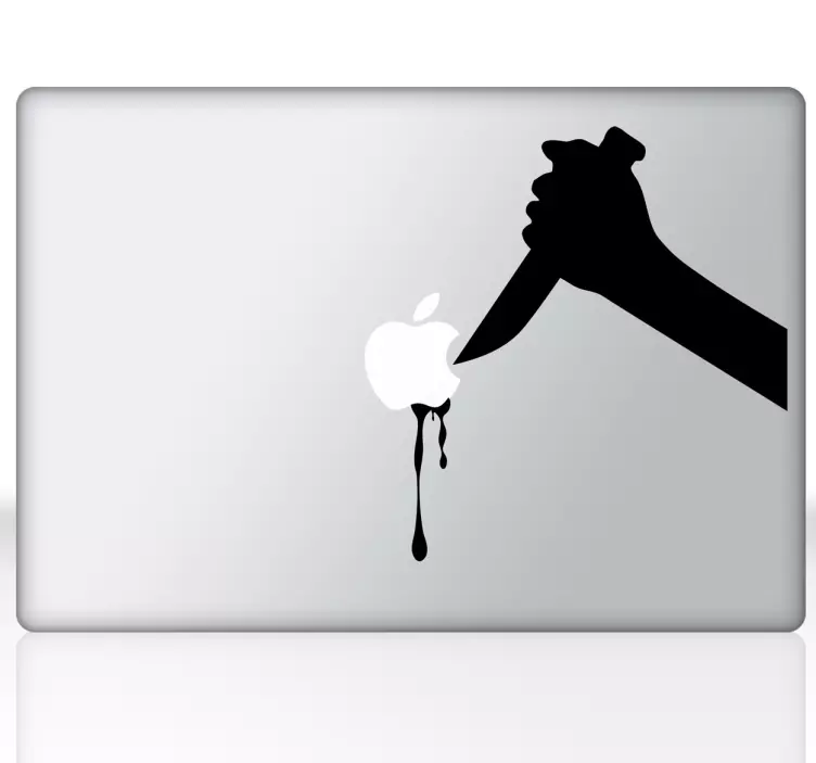 Nálepka na jablko apple mac - Tenstickers