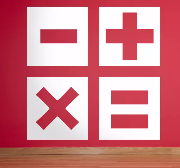 Nálepka na kalkulačku - Tenstickers