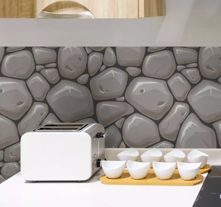 Nálepka s nástennou maľbou na kameň - Tenstickers