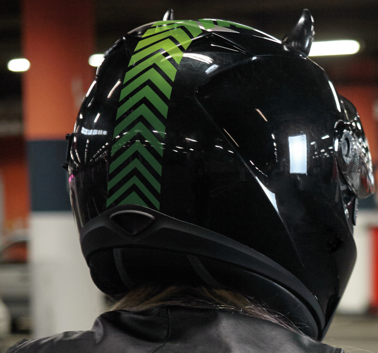 Nálepka na motorku dizajn šípov - Tenstickers