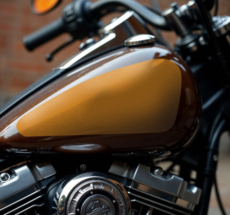 Nálepka na motorku jednofarebná nádrž - Tenstickers