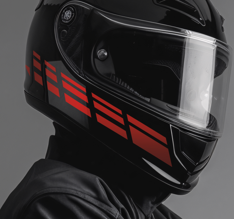 Nálepka na motorku rýchly návrh čiary - Tenstickers