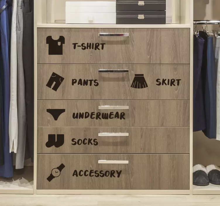 Nálepka na skrinkový nábytok - Tenstickers