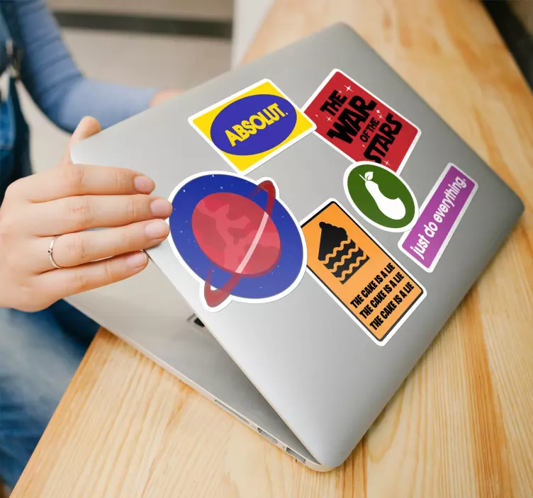 Nálepka na notebook balík nálepiek - Tenstickers