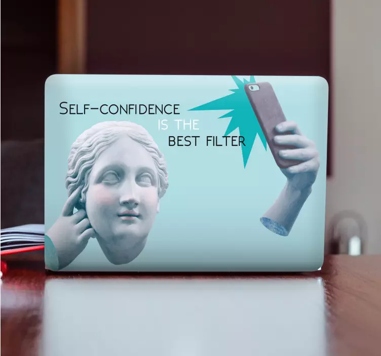 Nálepka na notebook filter klasického sochárstva - Tenstickers