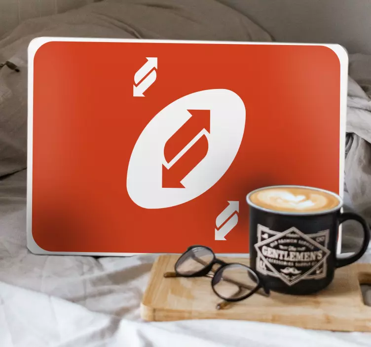 Nálepka na notebook symbol dynamického pohybu - Tenstickers