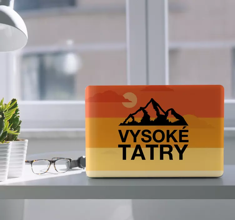 Nálepka na notebook Vysoké tatry - Tenstickers