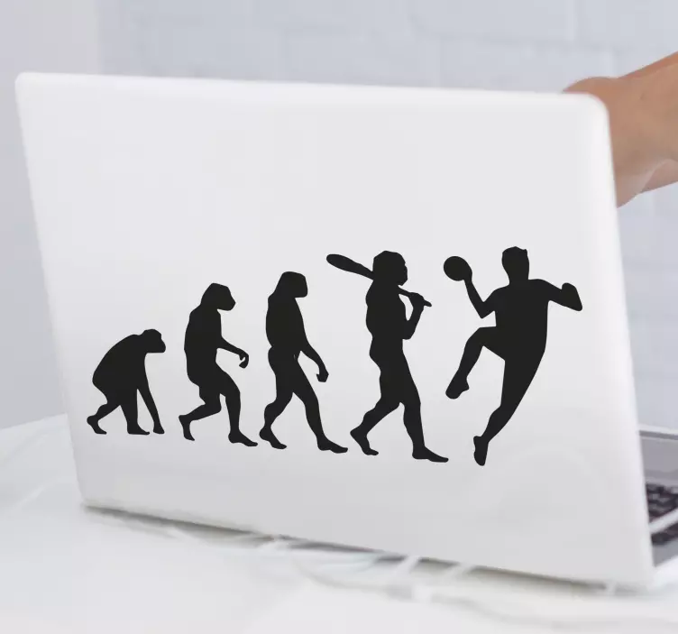 Nálepka na notebook vývoj atletiky - Tenstickers