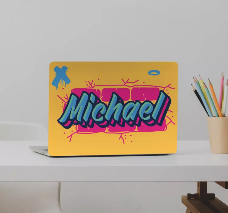 Nálepka na notebook živé graffiti na mieru - Tenstickers