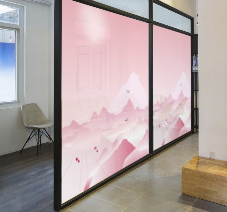 Nálepka na okno matná kancelárska nálepka - Tenstickers