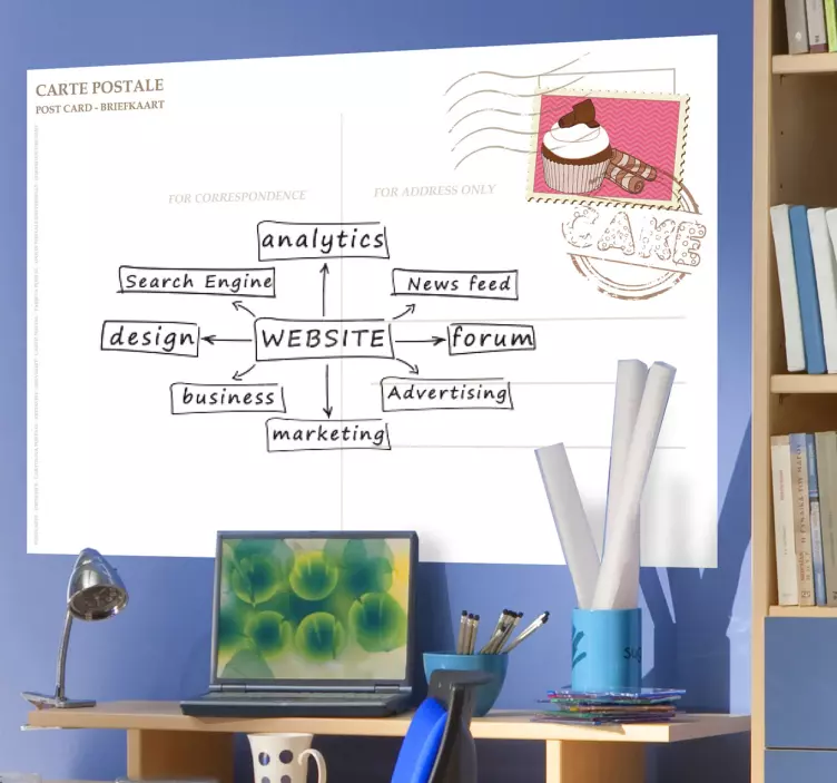 Nálepka na pohľadnicu - Tenstickers