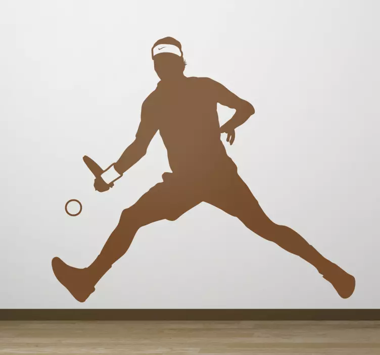 Samolepka na tenis siluetu pre šport - Tenstickers
