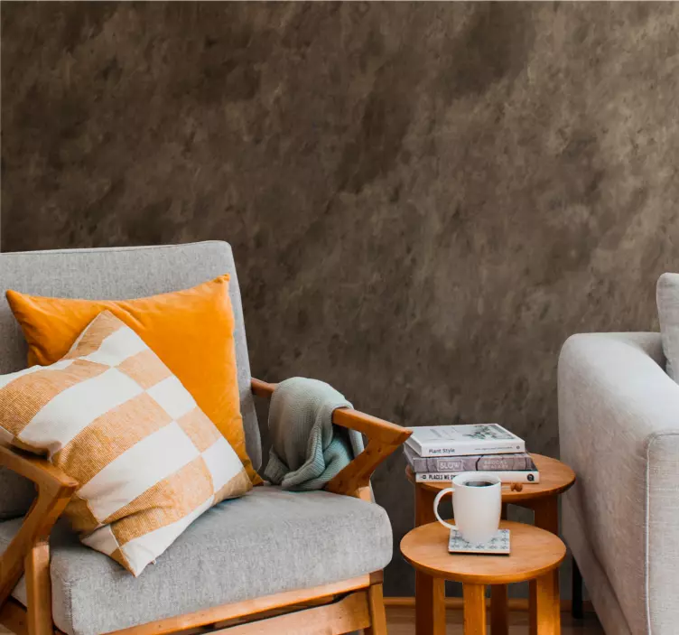 Nálepka na stenu obývačky textúrovaný neutrálny povrch - Tenstickers