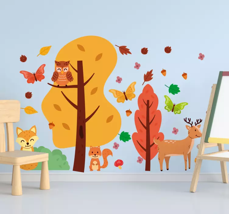 Nálepka pre deti v nordickom štýle - Tenstickers