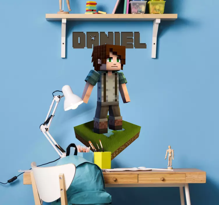 Videoherná nálepka s postavičkou videohry - Tenstickers