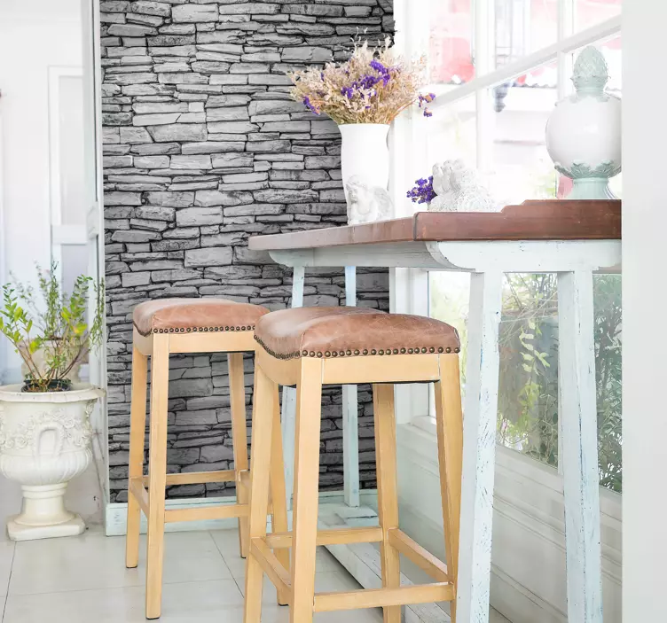 Kamenné tehlové vinylové obtisky - Tenstickers