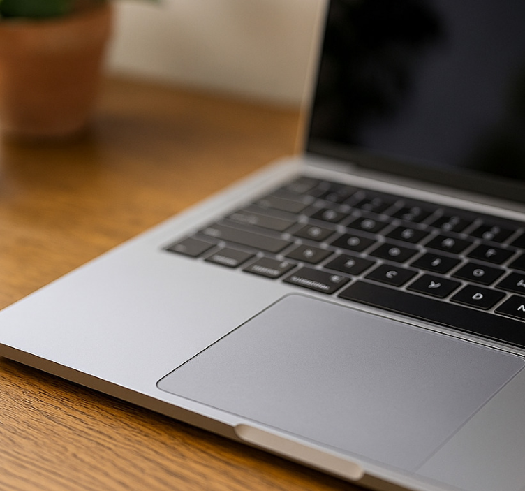 Nálepka na touchpad priehľadná ochrana proti rozmazaniu - Tenstickers