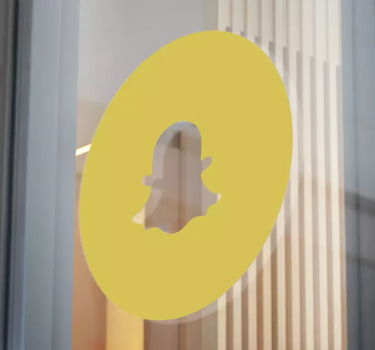 Nálepka na výklady kruhový logotyp emblem - Tenstickers