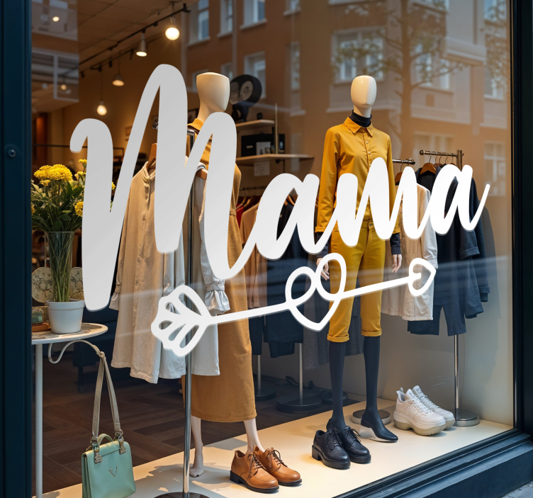 Nálepka na výklady mama láska - Tenstickers