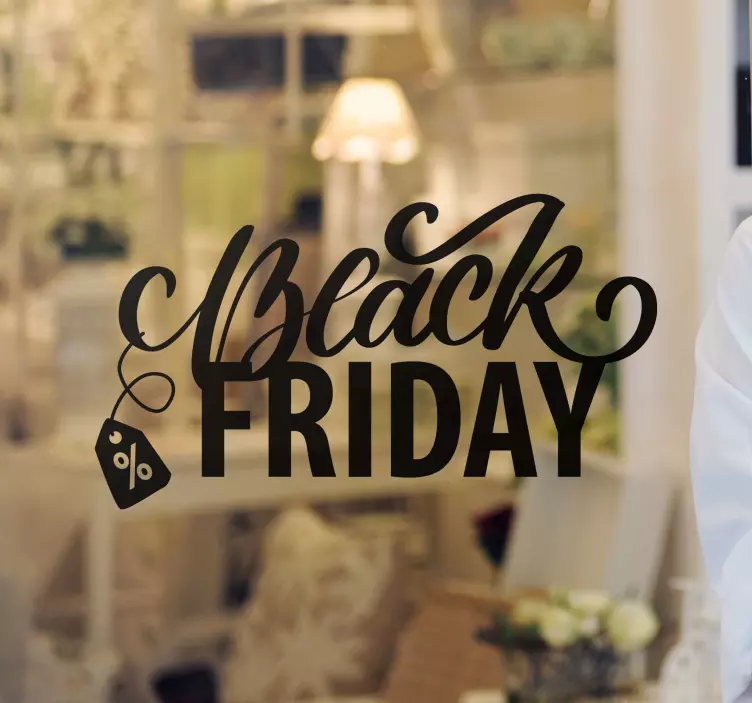 Nálepka na výklady propagačná výpredajová ponuka - Tenstickers