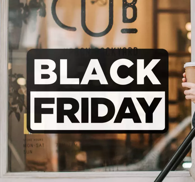 Nálepka na výklady upozornenie na propagačný výpredaj - Tenstickers