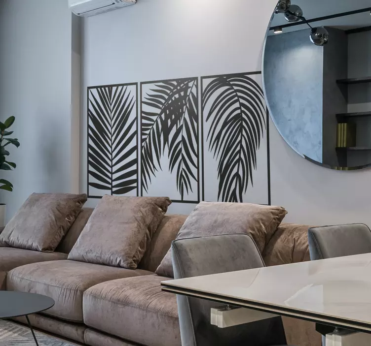 Nálepka na stenu palmové listy - Tenstickers