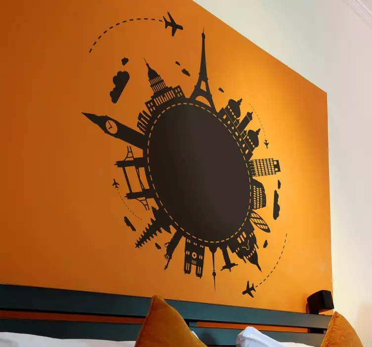 Nálepka pamätnej zemegule - Tenstickers