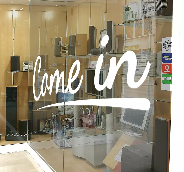 Nálepka na uvítanie - Tenstickers