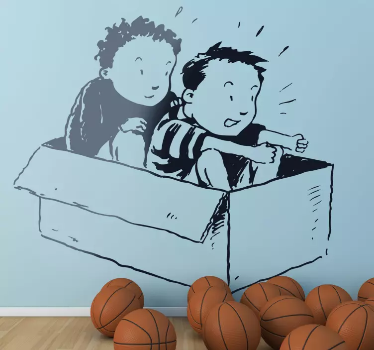 Nálepka pre auto box pre deti - Tenstickers