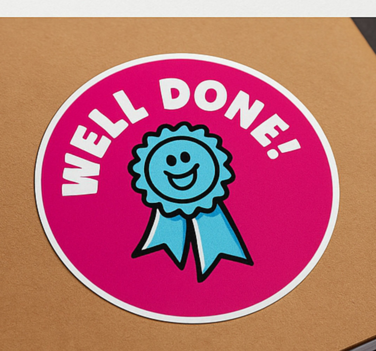 Nálepka pre deti blahoželanie sada - Tenstickers