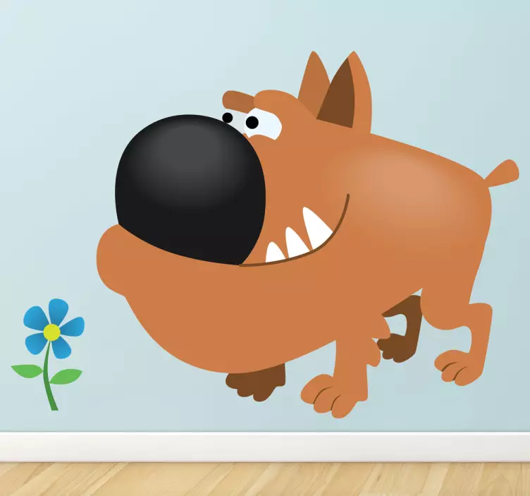 Nálepka pre deti hnedého býka - Tenstickers