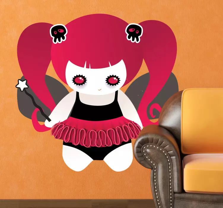 Nálepka pre deti roztomilá víla - Tenstickers