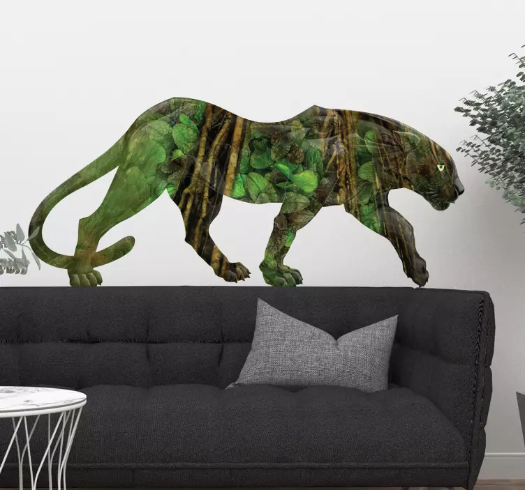 Jungle print panther divoké zviera obtisky - Tenstickers