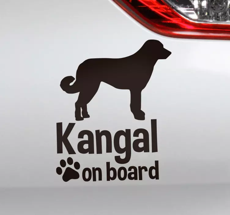 Nálepka kangal na palube auta - Tenstickers