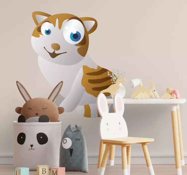 Nálepka pre mačky pre deti - Tenstickers