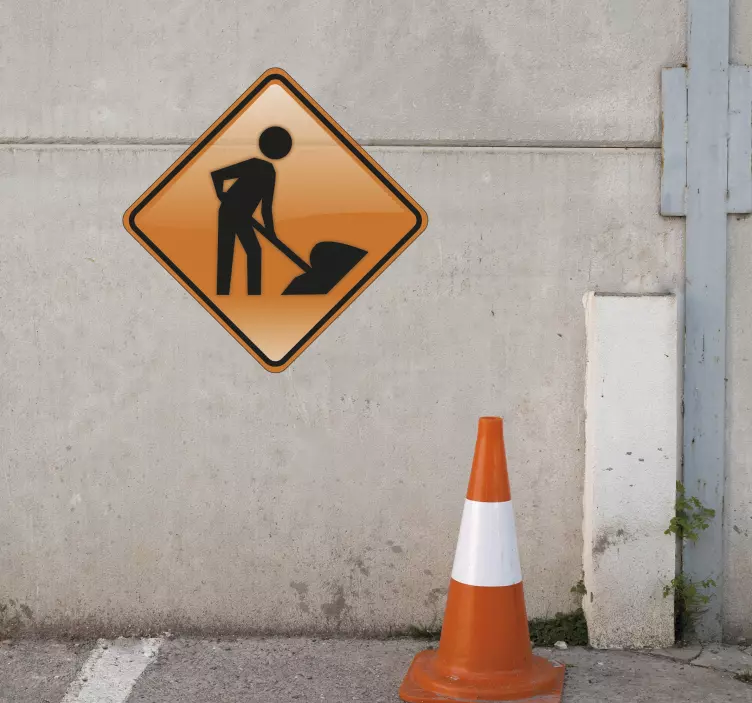 Nálepka pre mužov pri práci - Tenstickers