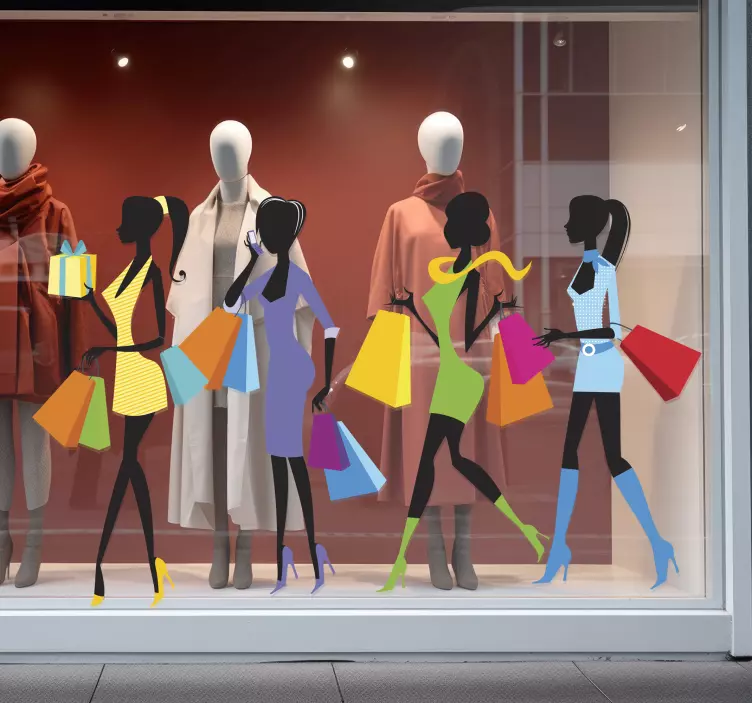 Nálepka pre nákupy dievčat - Tenstickers