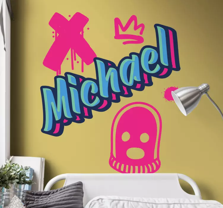 Nálepka pre teenagerov pouličné umenie graffiti na mieru - Tenstickers
