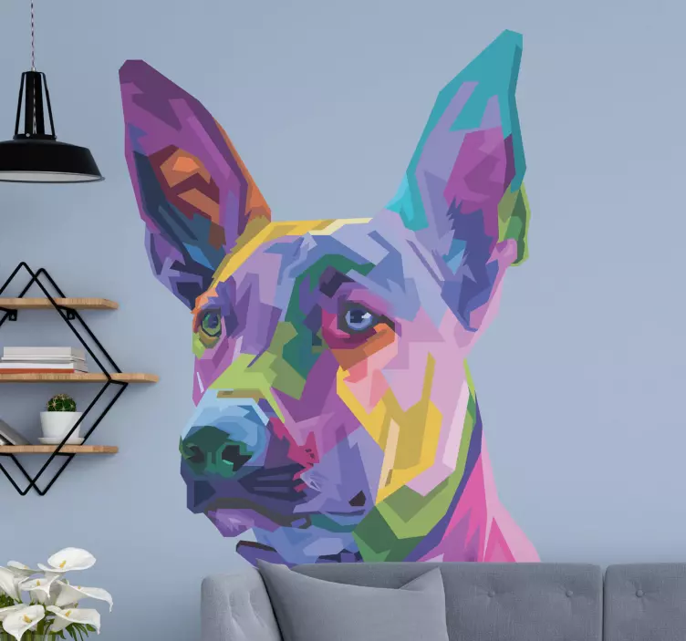 Vinylová samolepka pre psa malinois - Tenstickers