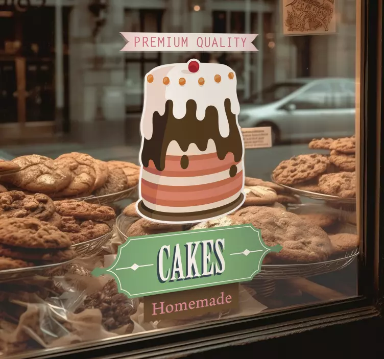 Nálepka reklamného tortu - Tenstickers