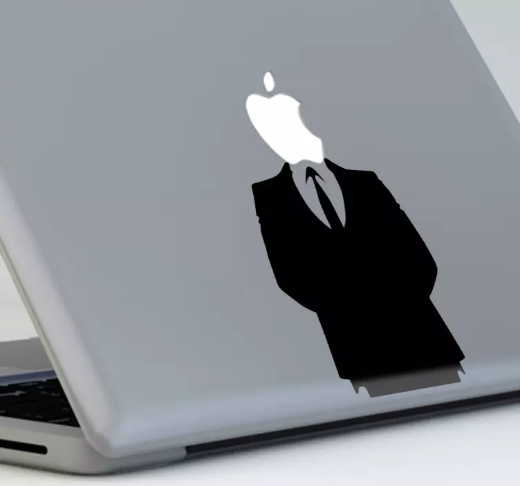 Nálepka s apple macbookom - Tenstickers